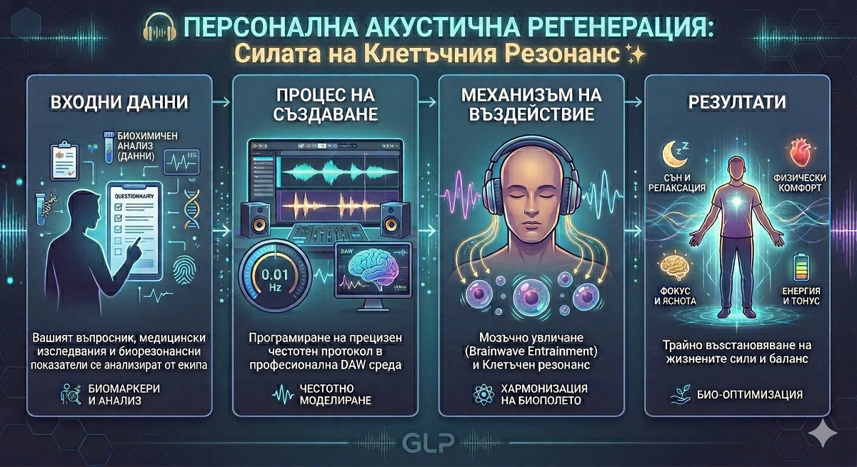 Персонална акустична регенерация: Силата на Клетъчния Резонанс
